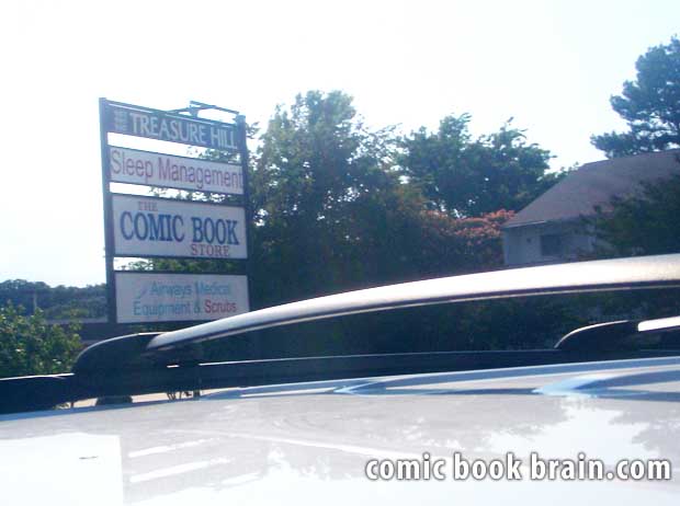 Sign Comic Book Store Little Rock