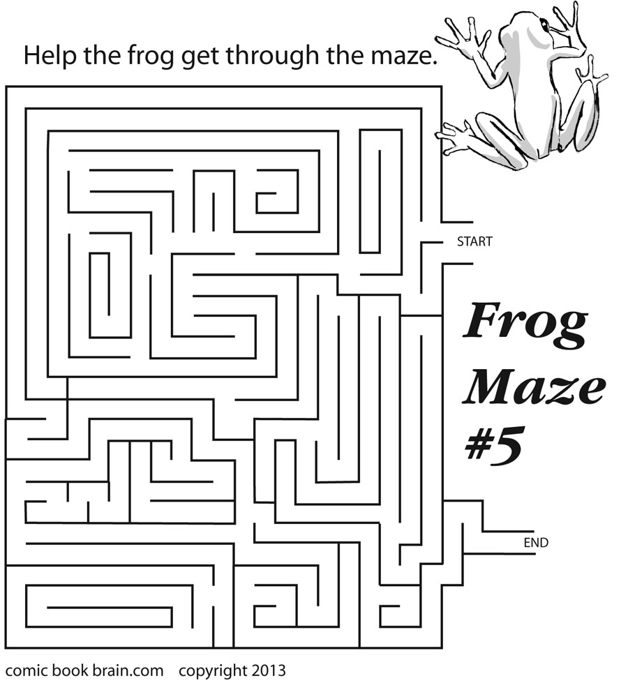 Frog Maze for kids