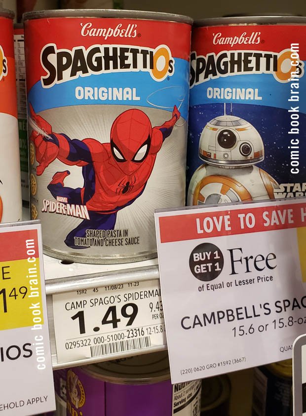 Spider-Man Campbells Spaghettios