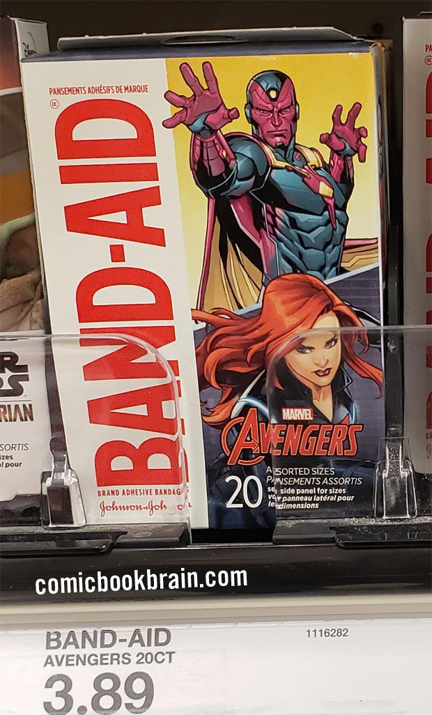 Avengers Band Aids with Vision and Black Widow