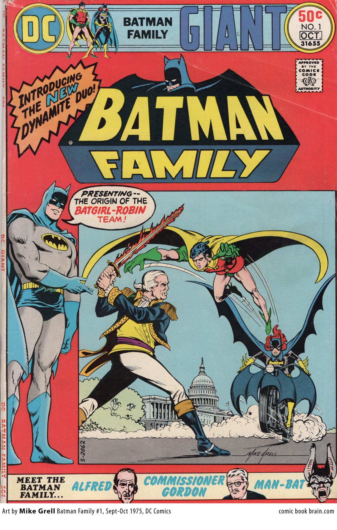 Batman Family #1 Sep-Oct 1975 - cover art by Mike Grell