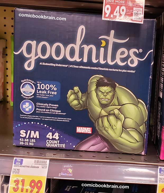 Goodnite Incredible Hulk Diapers