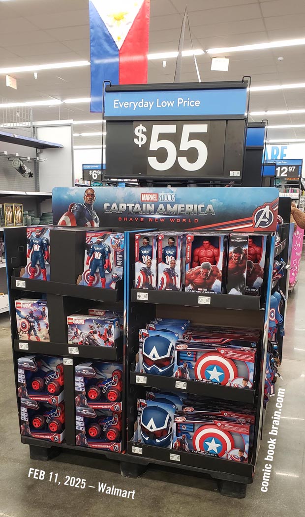 Captain America Brave New World Toys at Walmart