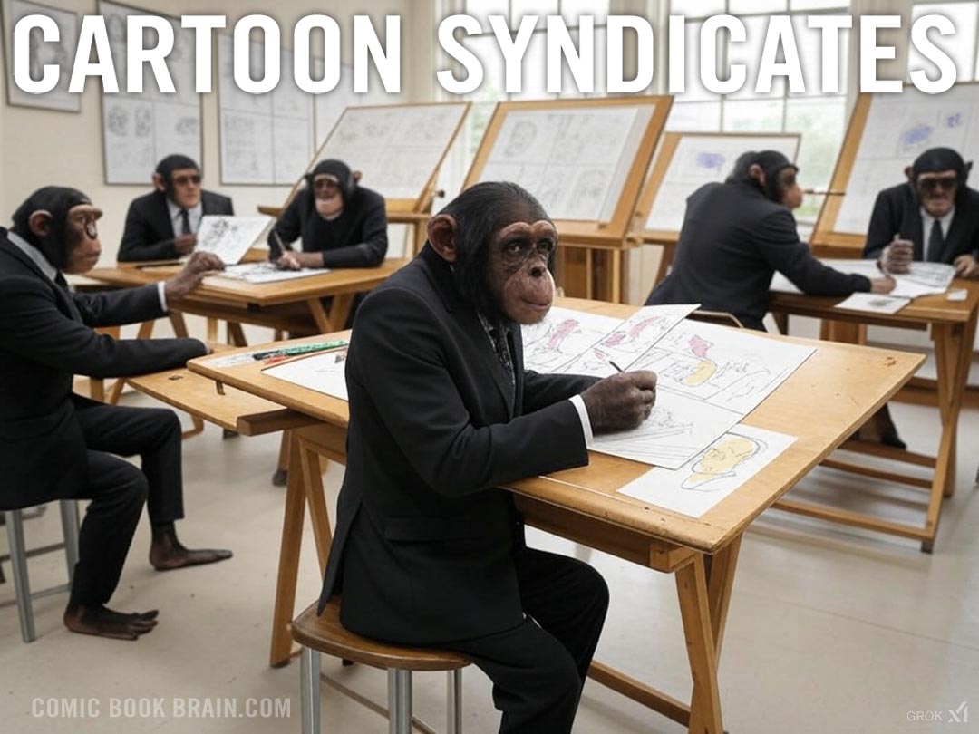 Cartoon SYndicates Hard at Work