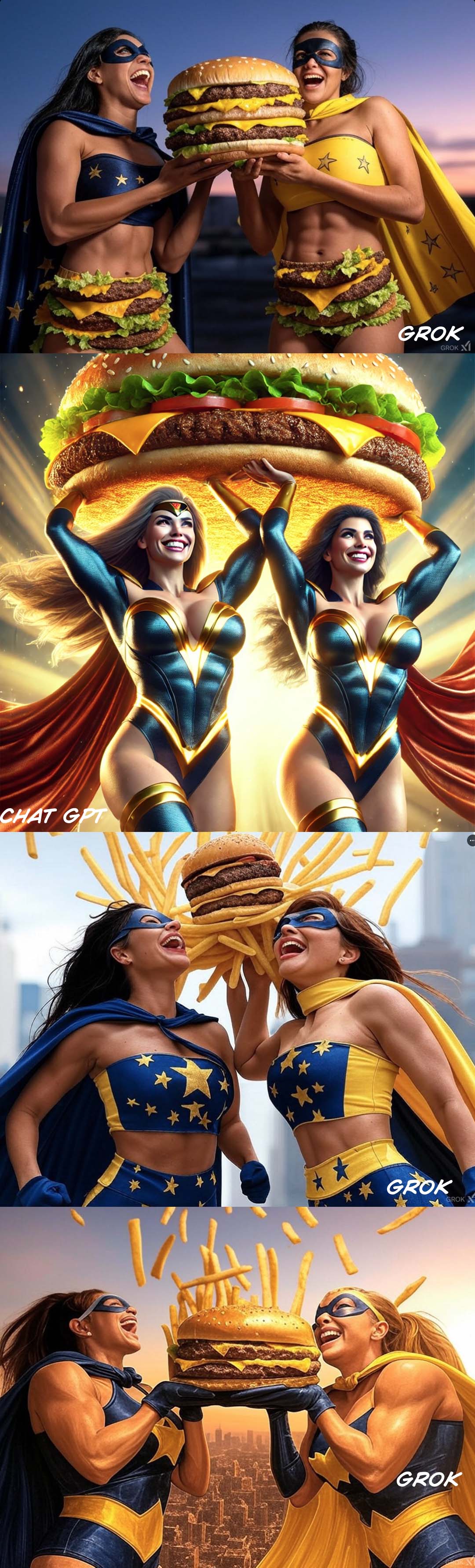 Cheeseburger Superhero A