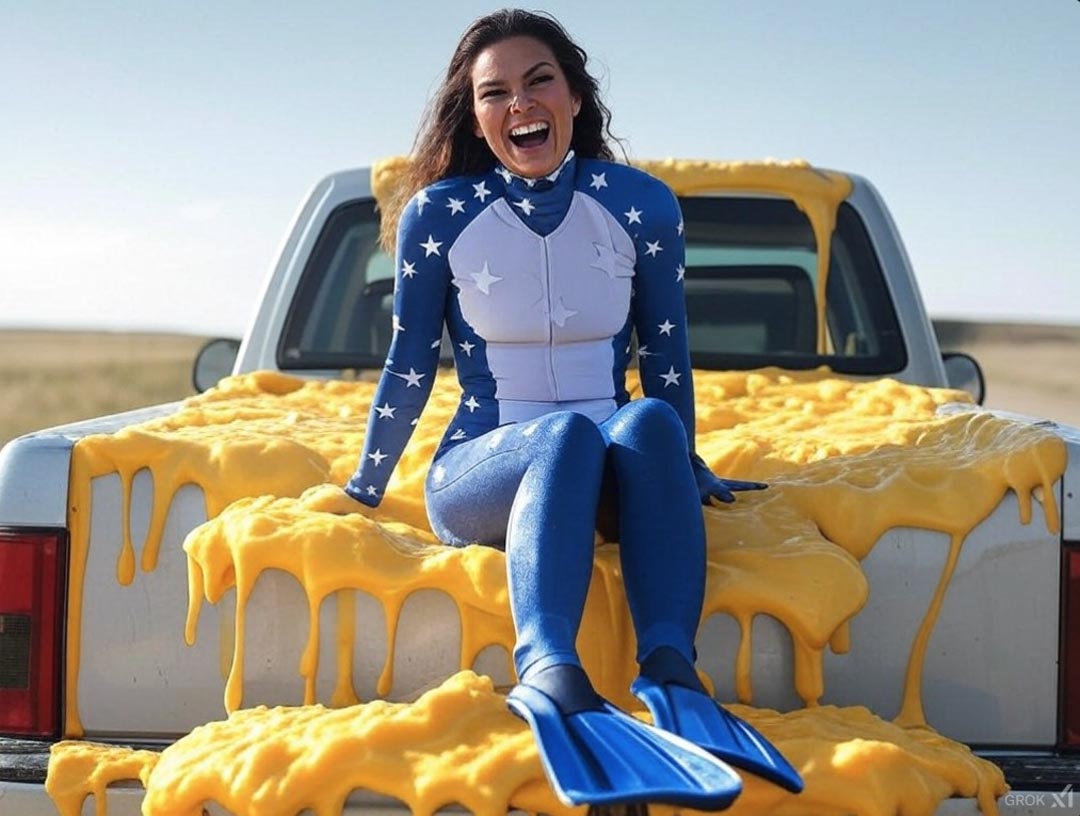 Cheesecar Superhero Woman