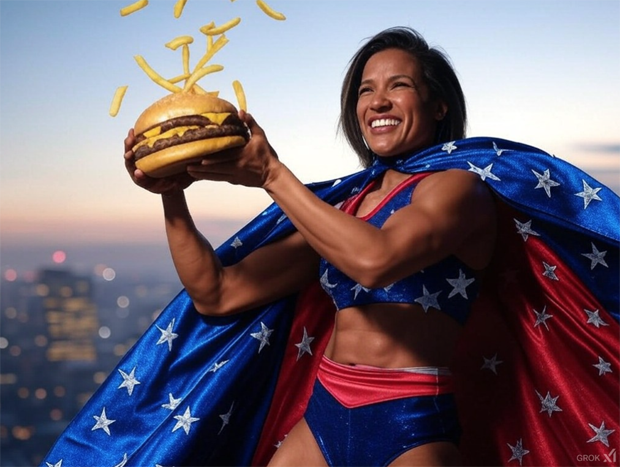 Cheeseburger Superhero 5