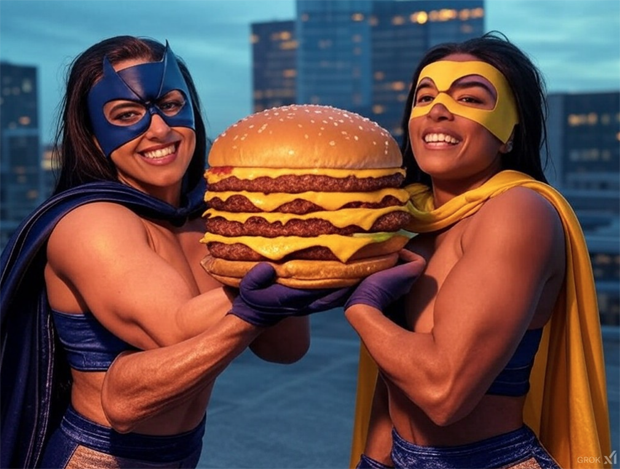 Cheeseburger Superhero 9