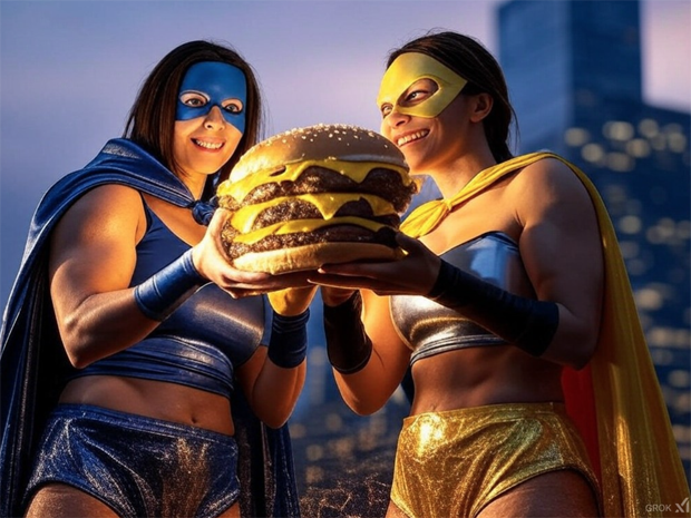 Cheeseburger Superhero 10