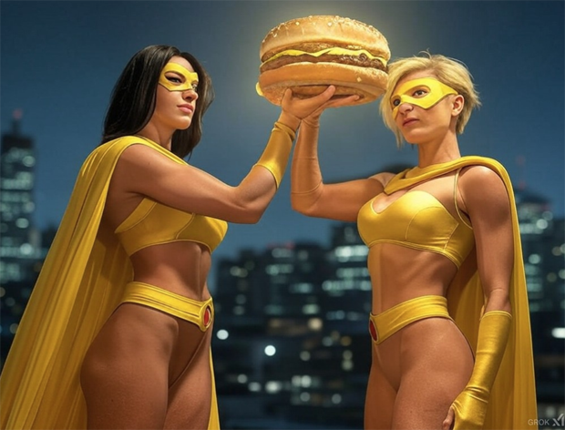 Cheeseburger Superhero 11