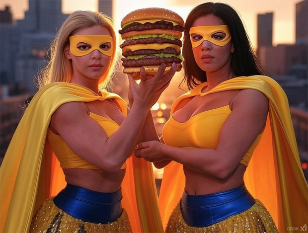 Cheeseburger Superhero 12