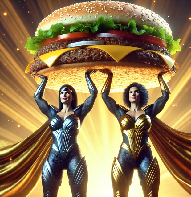 Cheeseburger Superhero 14