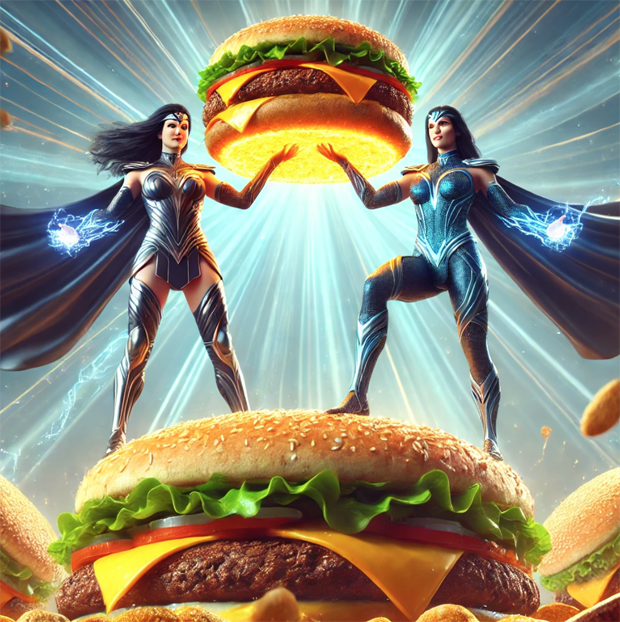 Cheeseburger Superhero 2