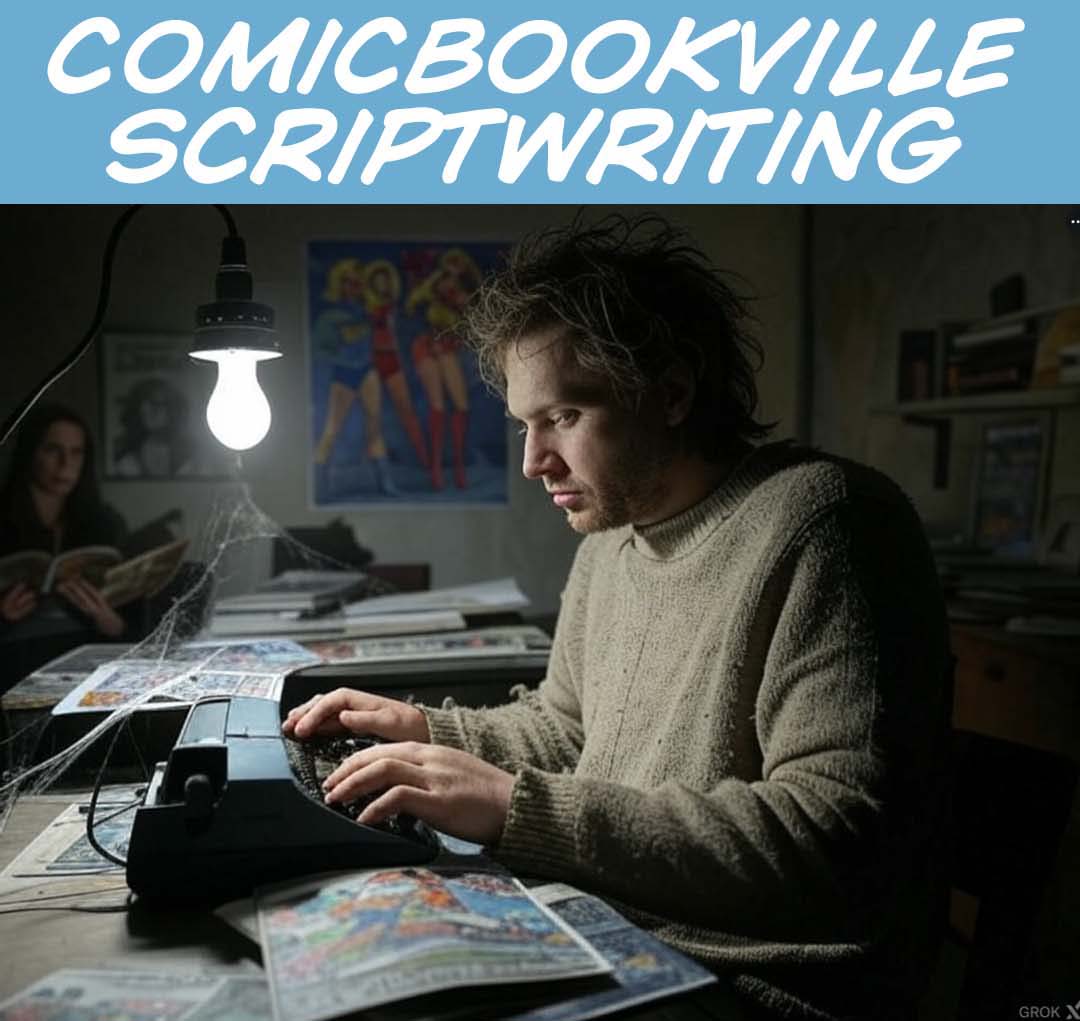 Coicbookville script writing