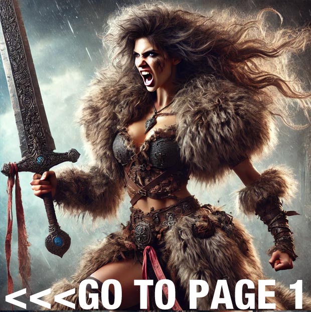 Go to page 1 of Savage Warrior Women with Swords AI Challenge 32