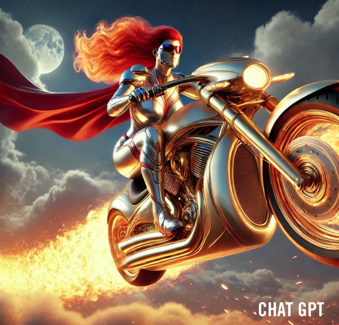 In the sky motorcycle superhero 2