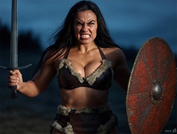 Savage Warrior Woman