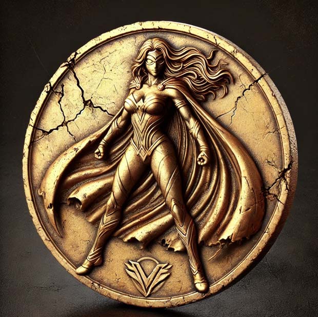 Superhero Coin Ancient 