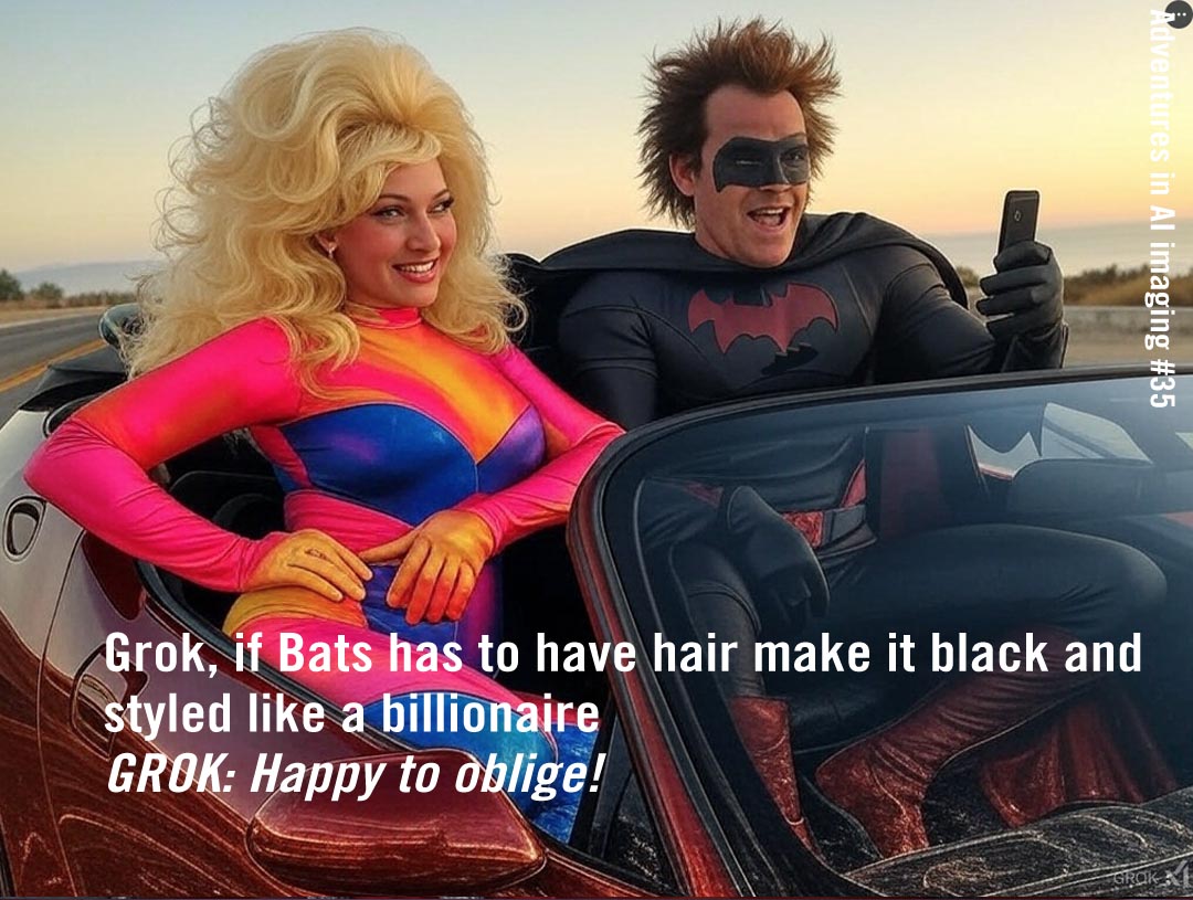 Billionaire superhero hair