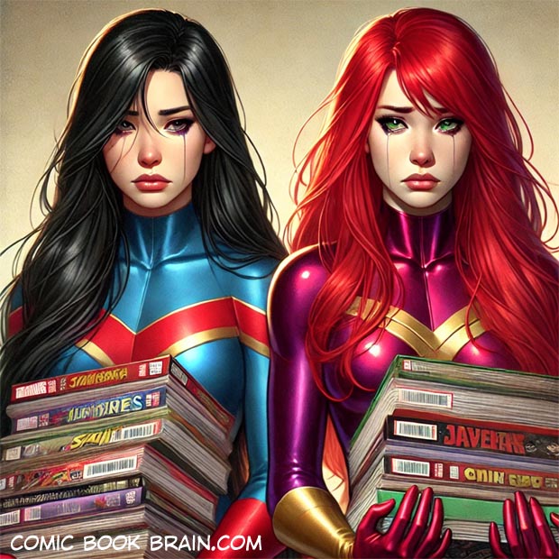 The sadness of superhero women as comic book distribution withers