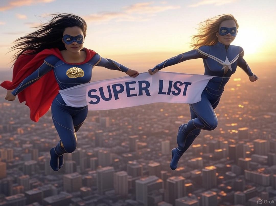 Comic Book Brain Super List