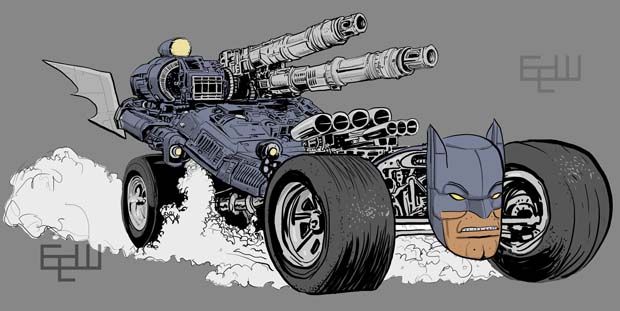 Bat Mobile Dragster Tank Bat Mobile Dragster Tank