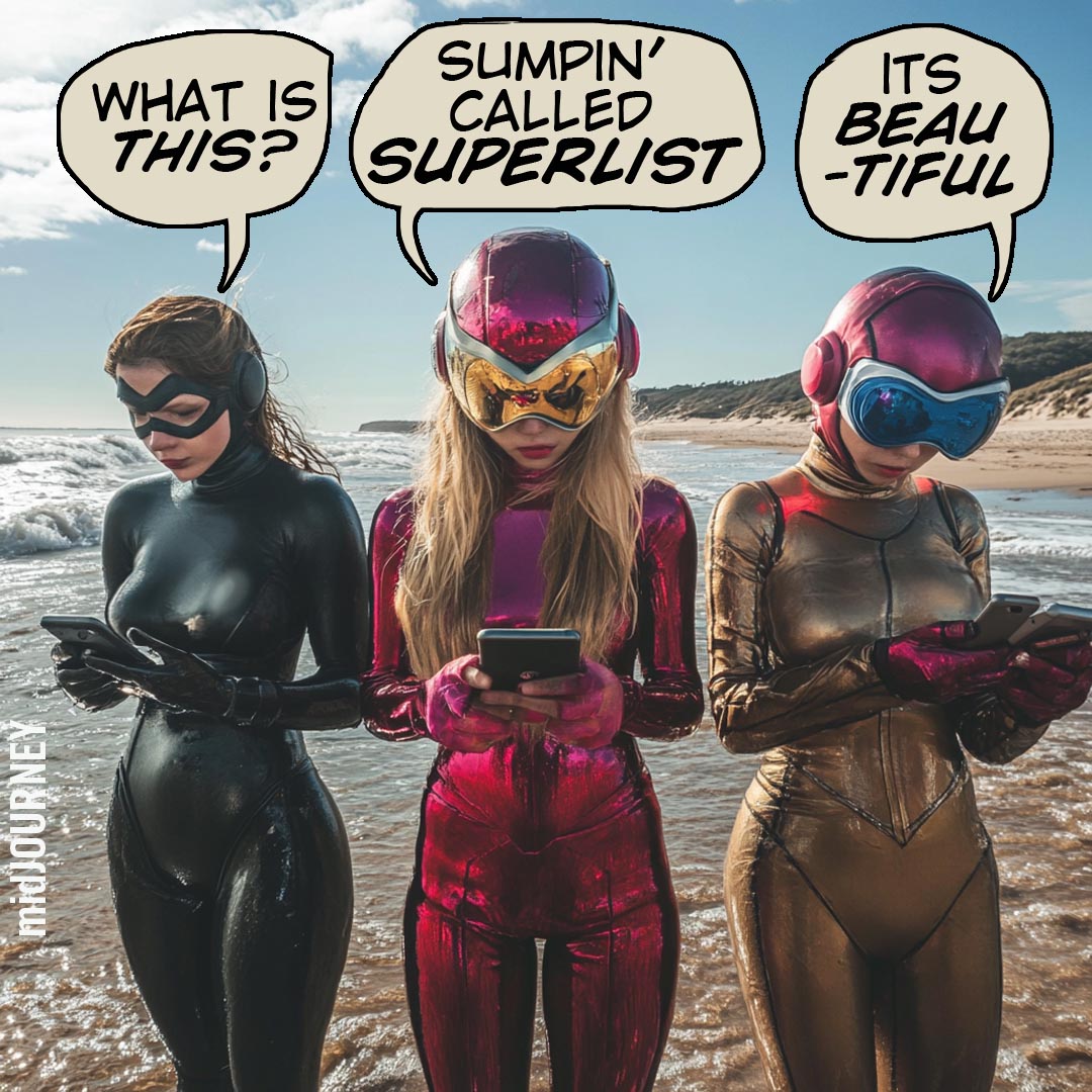 SUPERLIST at the beach