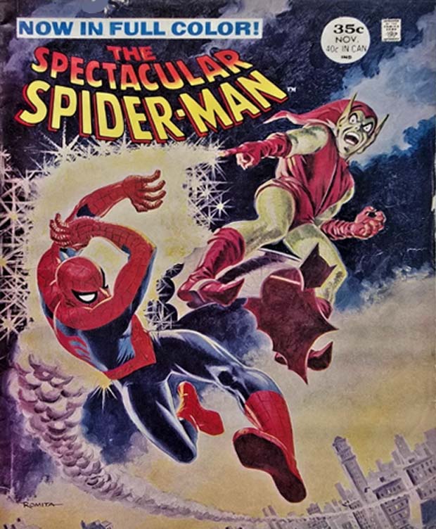 Spectacular Spider-Man number 2 John Romita cover