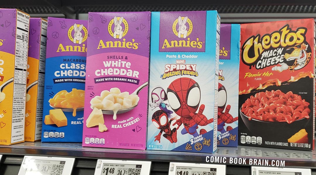 Spidey Pasta and Cheddar