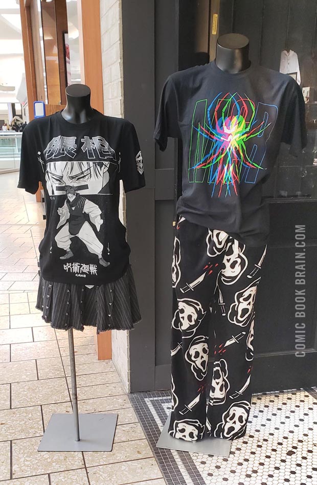 Tee Shirts Jujutso Kaisen and Spider-Man