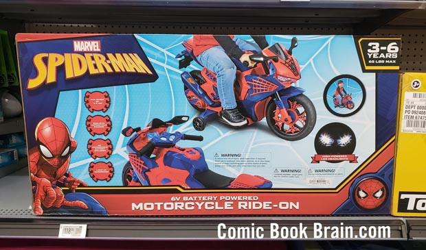 Spiderman Motorcycle Ride-on