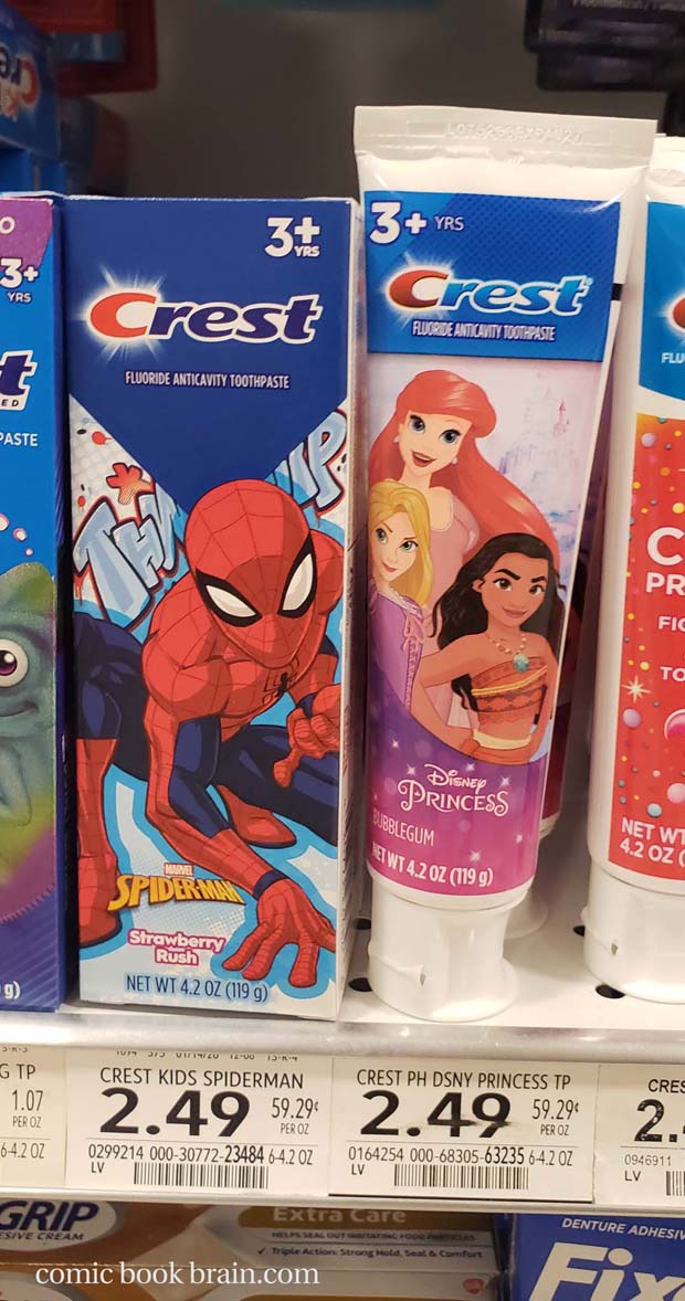 Toothpaste of the Superheroes