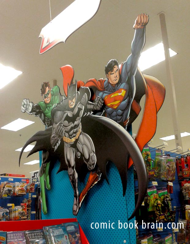 Batman, Superman, Green Lantern Toy Department