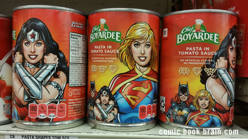 Wonder Woman Boyardee and Supergirl