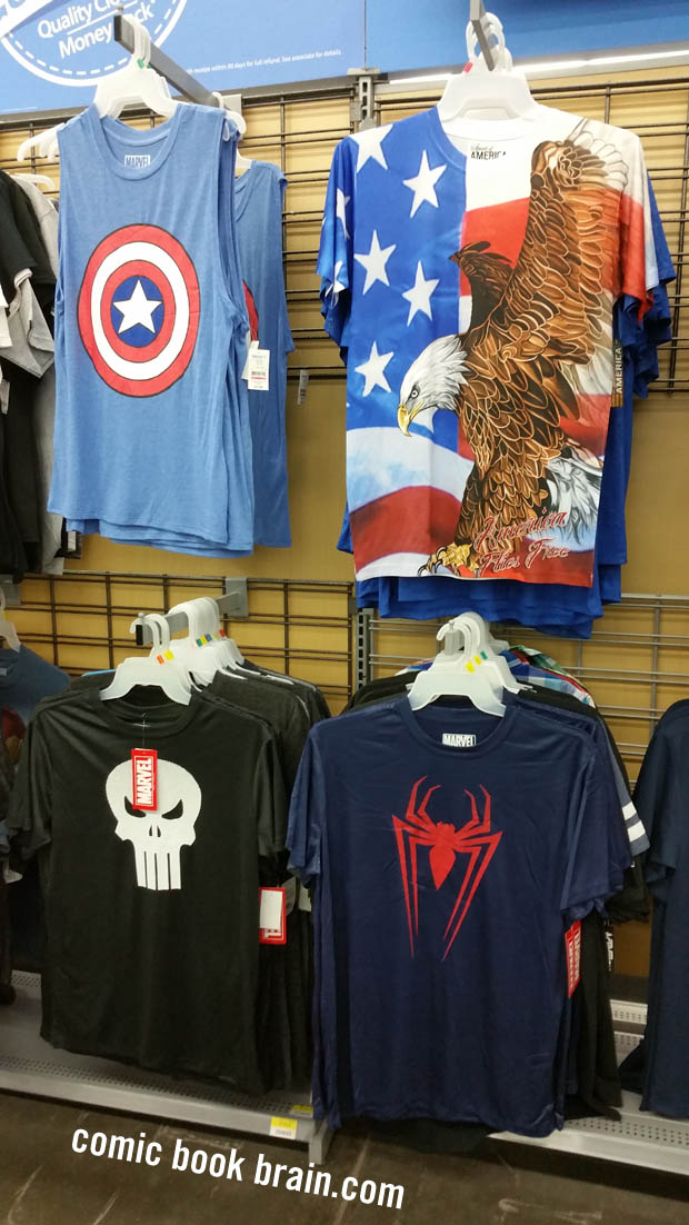 Captain America Circle Shirt ont-shirt rack