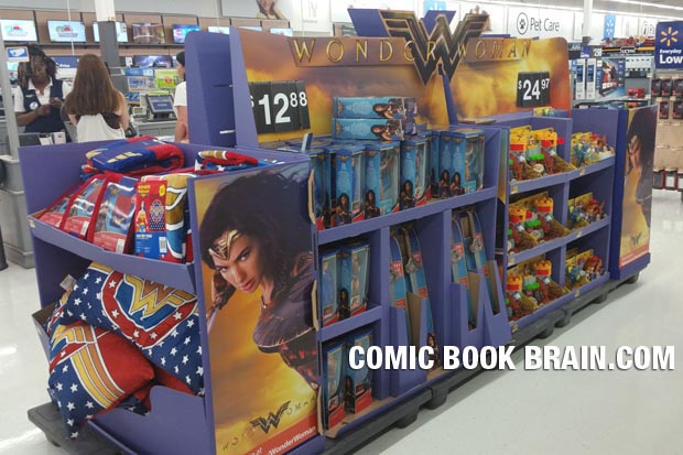 Wonder Woman Merchandise Display 2017