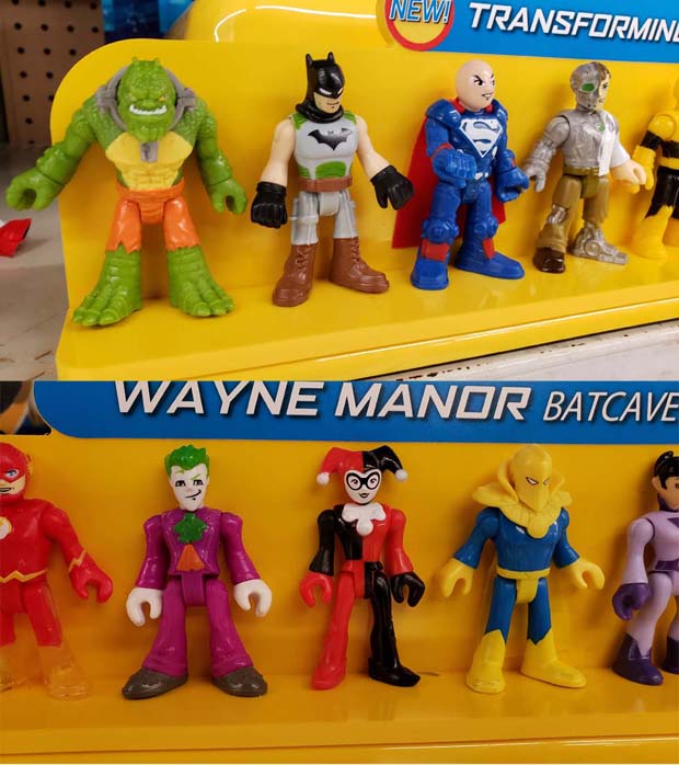 Batman and Harley Quinn with Joker Figures