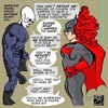 Batzwoman and Lord Death Person from Batzman Giant 1