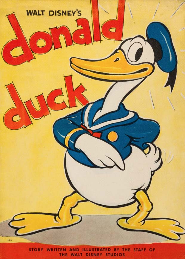 Donald Duck 1935 Whitman Comics Cover