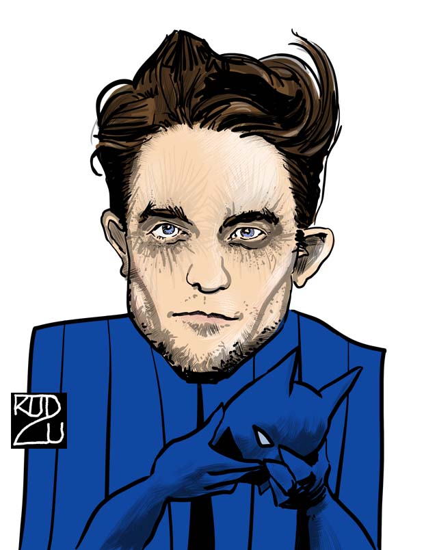 Pattinson eye makeup Batman