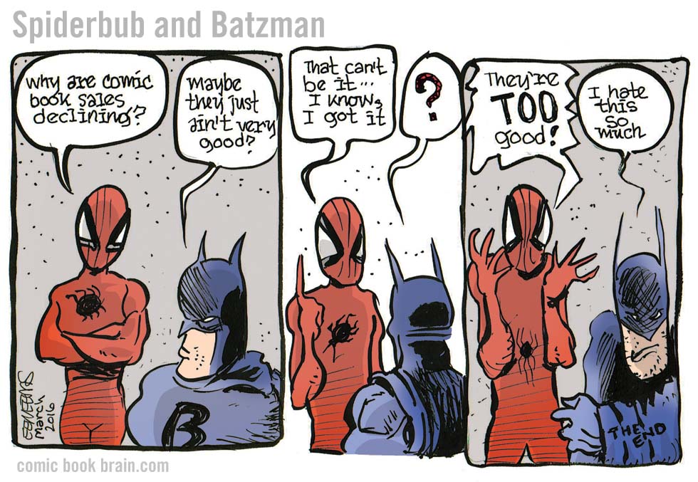 Spideybub and Batzman and comic books too good