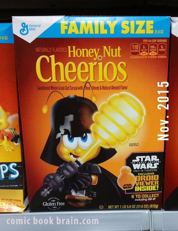 Darth Vader Star Wars Cheerios 2015