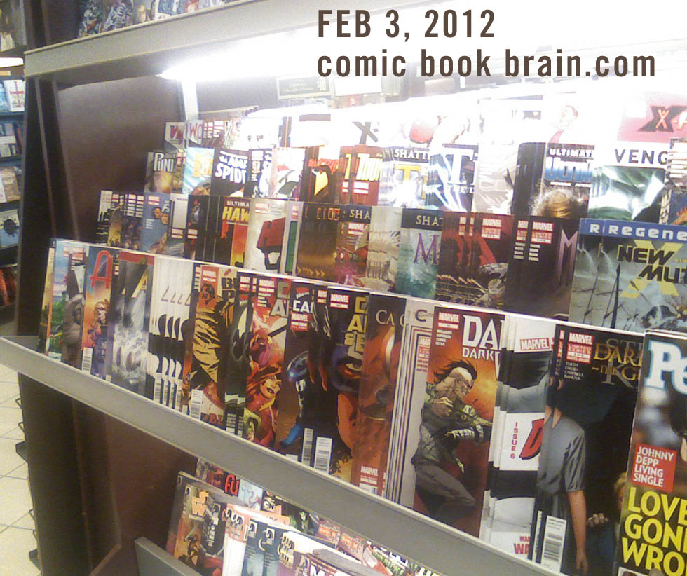 Feb 2012 Comic Book display