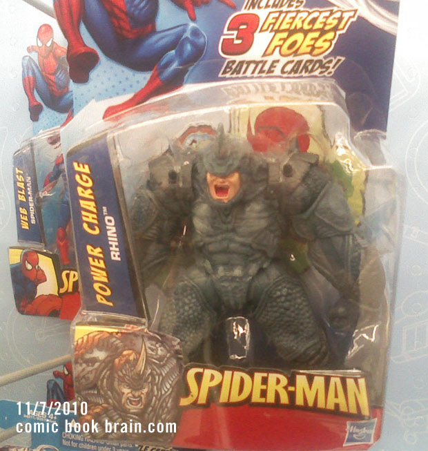 Spiderman Rhino Toy 2010 – Power Charge