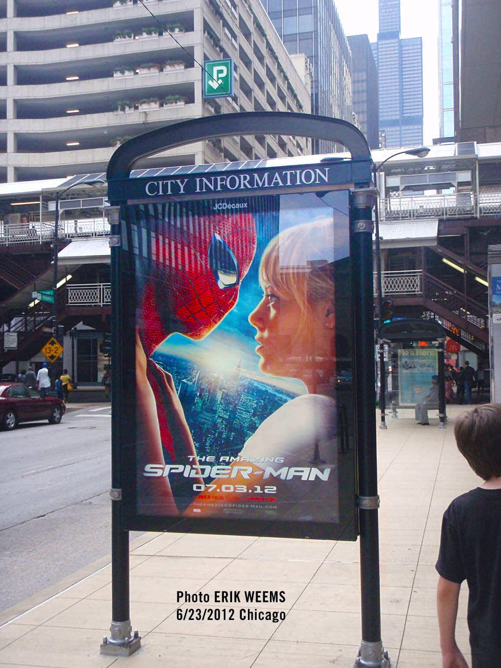 Amazing Spiderman in Chicago 2012