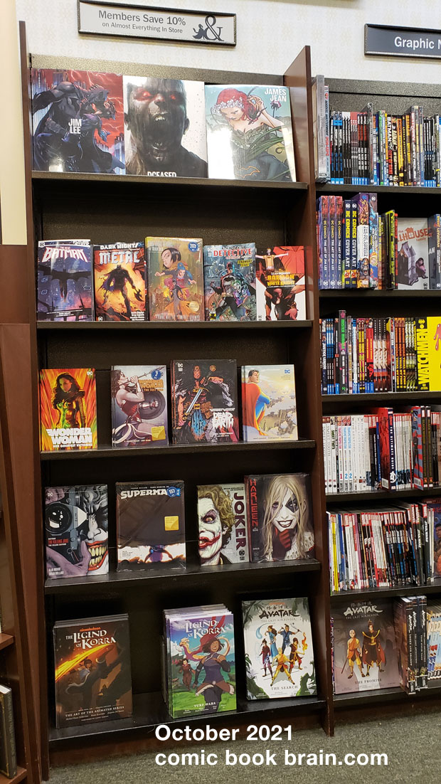 Display of Graphic Novels October 2021