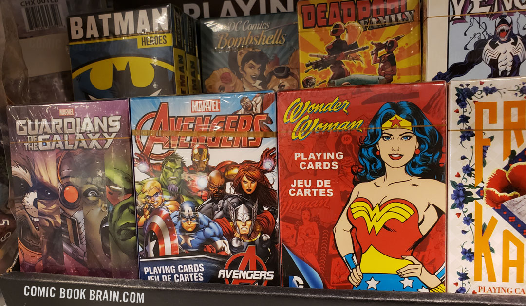 Playing Cards of Wonder Woman, Avengers, Venom, Batman and DC Bombshells