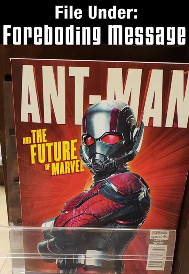 Foreboding Message of Ant-Man