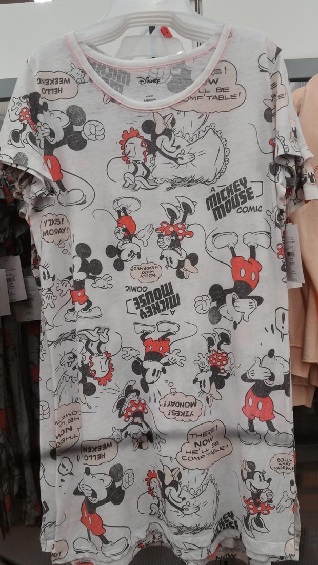 Mickey Mouse Comic Sleepwear