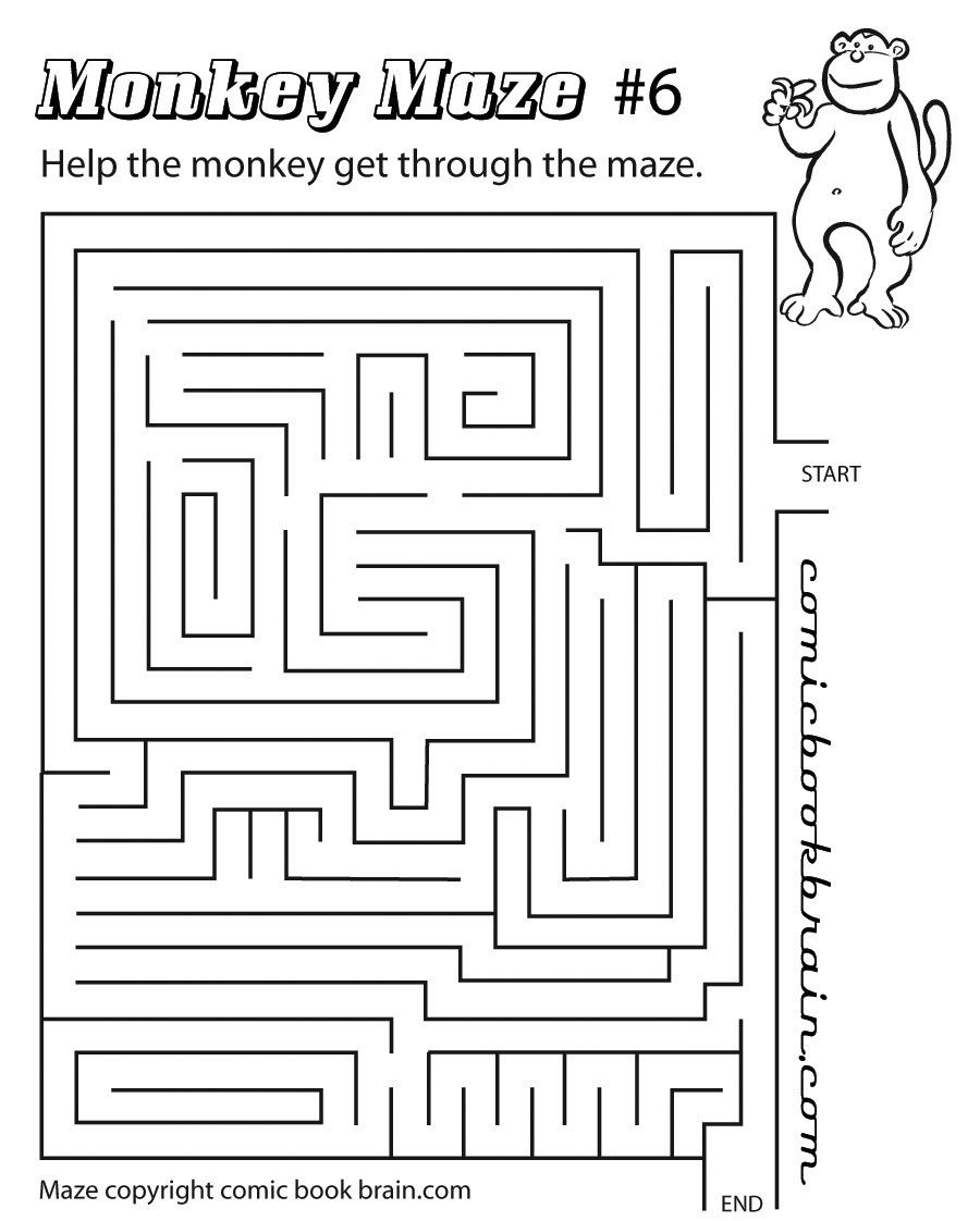 Monkey Maze number 6